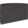 Lovelis Juoda 90 x 45 x 50 cm Plienas