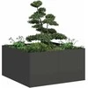 Lovelis, juodos spalvos, 80x80x40cm, šaltai valcuotas plienas