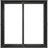 Lovelis, juodos spalvos, 80x80x40cm, šaltai valcuotas plienas