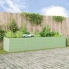 Lovelis Pastelinė žalia 385 x 100 x 75 cm Cinkuota plienas