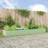 Lovelis Pastelinė žalia 385 x 100 x 45 cm Cinkuota plienas