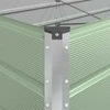 Lovelis Pastelinė žalia 385 x 100 x 75 cm Cinkuota plienas