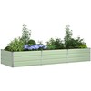 Lovelis Pastelinė žalia 290 x 100 x 45 cm Cinkuota plienas