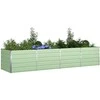 Lovelis Pastelinė žalia 385 x 100 x 75 cm Cinkuota plienas