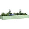 Lovelis Pastelinė žalia 385 x 100 x 45 cm Cinkuota plienas