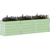 Lovelis Pastelinė žalia 290 x 90 x 77 cm Cinkuota plienas