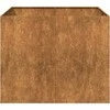 Lovelis, rūdžių, 100x100x80cm, oro sąlygoms atsparus plienas