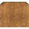 Lovelis, rūdžių, 100x100x80cm, oro sąlygoms atsparus plienas
