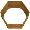 Lovelis, rūdžių spalvos, 90x90x45cm, Corten plienas