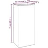 Lovelis, sidabrinis, 32x27,5x75cm, galvanizuotas plienas