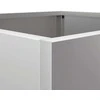 Lovelis, sidabrinis, 32x27,5x75cm, galvanizuotas plienas