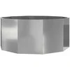Lovelis Sidabro 120 x 120 x 50 cm Cinkuota plienas