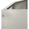 Lovelis Sidabro 120 x 60 x 35 cm Nerūdijantis Plienas