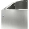Lovelis Sidabro 120 x 60 x 50 cm Cinkuota plienas