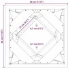 Lovelis Sidabro 30 x 30 x 75 cm Cinkuota plienas