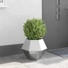 Lovelis Sidabro 50 x 50 x 40 cm Cinkuota plienas