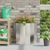 Lovelis Sidabro 60 x 30 x 50 cm Nerūdijantis Plienas