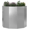 Lovelis Sidabro 60 x 60 x 50 cm Nerūdijantis Plienas