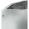 Lovelis Sidabro 90 x 45 x 35 cm Cinkuota plienas