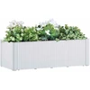 Lovelis su savaiminio laistymo sistema, baltas, 100x43x33cm