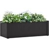 Lovelis su savaiminio laistymo sistema, antracito, 100x43x33cm