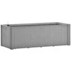 Lovelis su savaiminio laistymo sistema, pilkas, 100x43x33cm