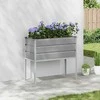 Lovelis Šviesiai pilka 100 x 45 x 90 cm Cinkuota plienas