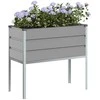 Lovelis Šviesiai pilka 100 x 45 x 90 cm Cinkuota plienas