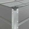Lovelis Šviesiai pilka 195 x 100 x 45 cm Cinkuota plienas