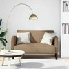 Loveseat sofa, kapučino spalvos, 110cm, dirbtinė oda