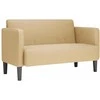 Loveseat sofa, pilkai žalia, 109cm, velvetinis audinys