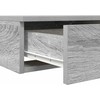 Lovos stalčiai su stalčių Pilkas Sonoma 90 x 36,5 x 16,5 cm
