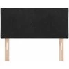 Galvūgalis Juodas 100 cm Aksomas