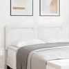 LED galvūgalis Balta 144 cm Dirbtinė oda