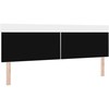 LED galvūgalis Balta 180 cm Dirbtinė oda