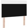 LED galvūgalis Balta 90 cm Dirbtinė oda