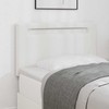 LED galvūgalis Balta 90 cm Dirbtinė oda