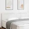 LED galvūgalis Balta 200 cm Dirbtinė oda