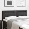 LED galvūgalis Juoda 144 cm Dirbtinė oda