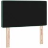 Galvūgalis Tamsiai žalia 80 cm Aksomas