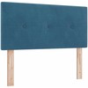 Galvūgalis Tamsiai mėlyna 80 cm Aksomas