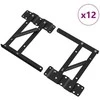 Lovos kėlimo mechanizmas 12 vnt. Juoda 340 x 95 x 40 mm Geležis