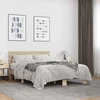 Lova Lovos rėmas, ąžuolo, 135x190cm, apdirbta mediena ir metalas