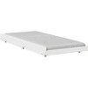 Lova Lovos rėmas Balta 75 x 190 cm Kietos pušies mediena