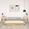 Lova Lovos rėmas be čiužinio 135x190 cm ąžuolo masyvo