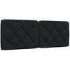 Lovos rėmas be čiužinio, juodos spalvos, 120x200cm, audinys