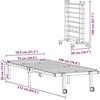 Lova Lovos rėmas be čiužinio Sulankstomas baltas 75x190 cm Plienas