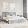 Lova Lovos rėmas Betono pilka 180 x 200 cm Inžinerinė mediena