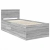 Lova Lovos rėmas Pilkas Sonoma 75 x 190 cm Apdirbta mediena