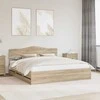 Lova Lovos rėmas Sonoma ąžuolas 200 x 200 cm Inžinerinė mediena